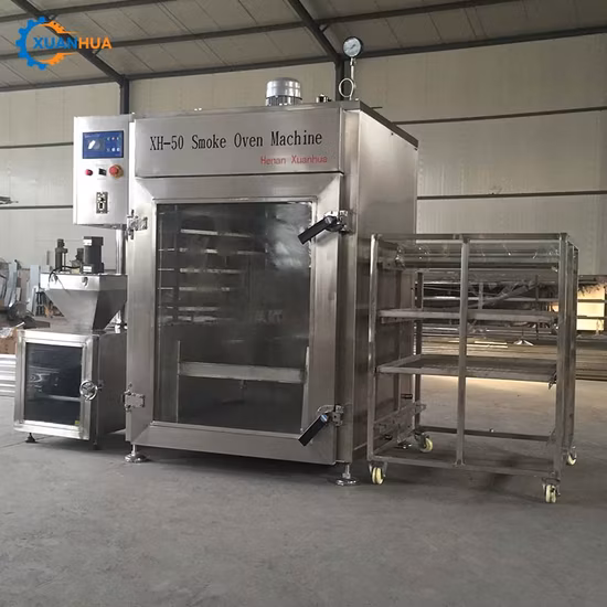 Salami-Räucherofen, Fisch-Ausrüstungsmaschine, automatischer Fisch-Räucherkammer-Nahrungsmittelräucherer