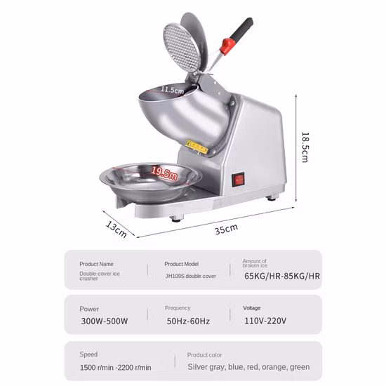 Elektrischer Eisrasierer/Eiszerkleinerer für den Großhandel